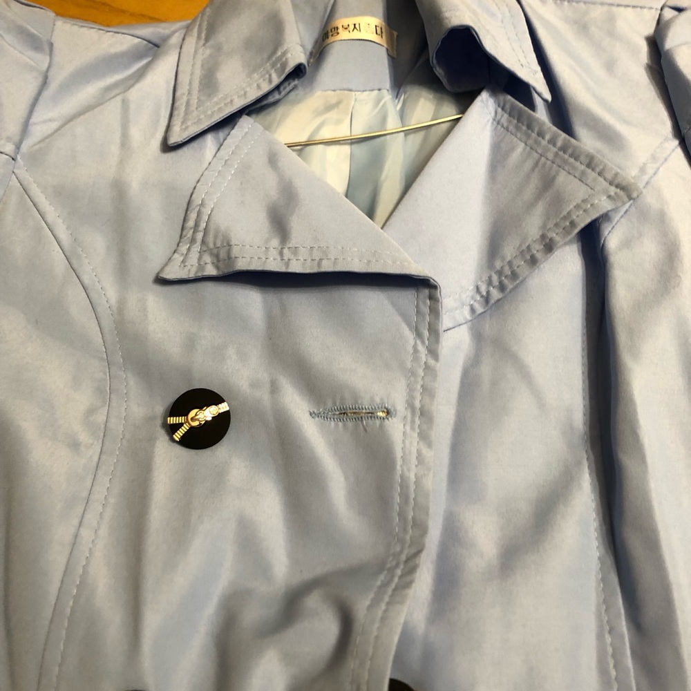 Light Blue Women's Jacket - Picture 2 of 9